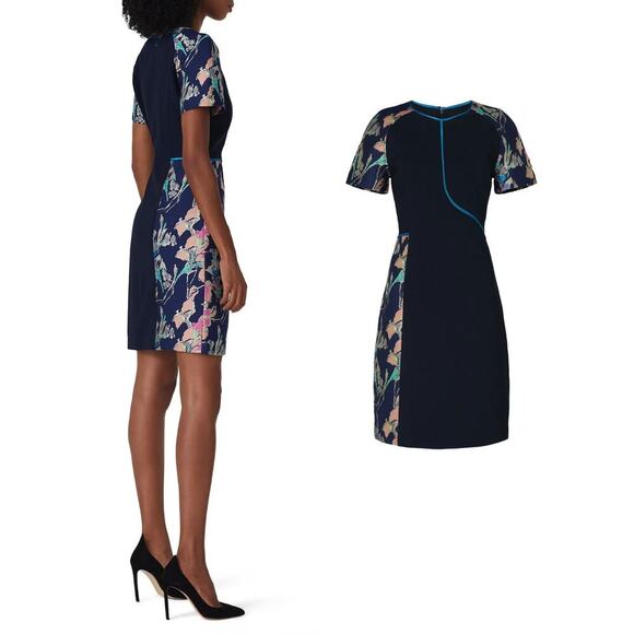Jason Wu x RTR  Navy Floral Sheath - Picture 2 of 10